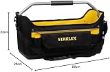 Stanley Open Tool Bag Tote 22 Inch Waterproof Base Multi-Pockets Organizer view 7
