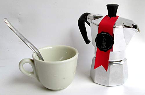 Bialetti Espressokocher-5791 Espressokocher, Aluminium, Silber/Schwarz, 13x6.5x12 cm – Bild 5