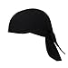 Sunward Outdoor Cycling Pirate Hat Quick-dry Rag Skull Cap Sports Dance Headwear (Black)