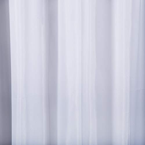 VRSS Flexible Bendable Straight Curved Curtain Track for L Shape U Shape Bay Windows Shower Curtains Room Divider DIY Mounting Accessories Include (Shower Curtain(94" W x 72" H))