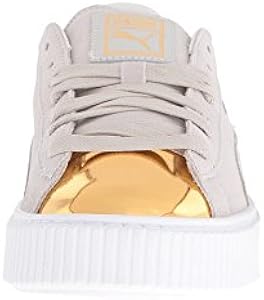 puma suede platform yellow