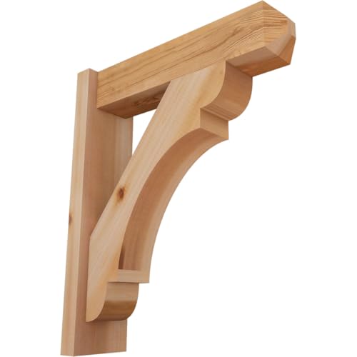5 1/2"W x 20"D x 24"H Olympic Smooth Craftsman Outlooker, Western Red Cedar