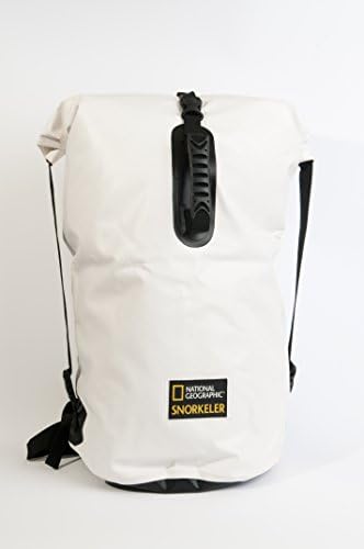 National Geographic Snorkeler Mariana Trench Dry Bag Deluxe Back Pack 65 LTR Black/White