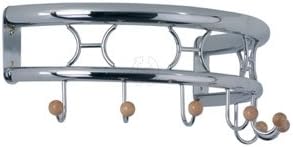 Wandgarderobe Garderobe Aus Chromem Stahlrohr Breite 50cm X Tiefe 29cm X Hohe 19cm Ha89273 Amazon De Kuche Haushalt