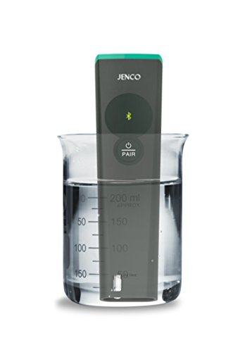 Jenco pH610B Bluetooth Wireless Lab Quality Pocket Size Digital pH & Temperature Meter Tester | Perfect For Pools & Spas | Aquariums | Hydroponics | 0.01 pH Resolution
