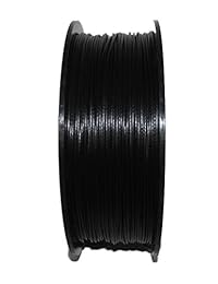 COLORME3D Calidad Impresora 3D PETG Filamento Blacker Negro Últimas Impresiones 3D (Impresionante Color Negro Profundo IMPRESIONES COMO CRISTAL)  1KG (2.2 LBS) Hecho en los EE. UU. 0.069 en +   0.002 en Precisión Blacker Black PETG
