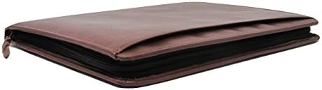 Brown Leather A4 Folder Portfolio with Option to Personalise PA125 Gift Box (No Personalisation)