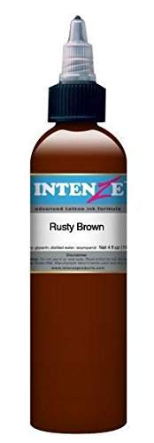 Intenze Tattoo Ink - Rusty Brown - 1oz Bottle