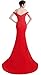 Wemarry Off the Shoulder Mermaid Evening Dress Long for Women Formal Gown Black Size 4