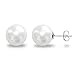 Lustrous White Shell Sterling Silver Pearl Earrings by Spoil Cupid