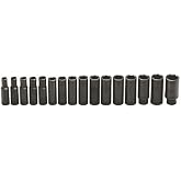 Wright Tool 1/2 In. Dr. 16 Pc. Impact Metric Socket Set 10 Mm To 27 Mm 6 Pt. Deep