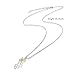 925 Sterling Silver Honeycomb and Golden Honey Bee Pendant Necklace