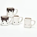 Cute Marshmallow Shaped Mugs Hot Chocolate Cocoa