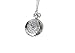 CaseCarnival Tree of Life Ornate Silver Pocket Watch Necklace Chain Pendant - Giving Tree Pocketwatch Charm