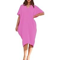 long pink t shirt dress Maxie T-Shirt Dress