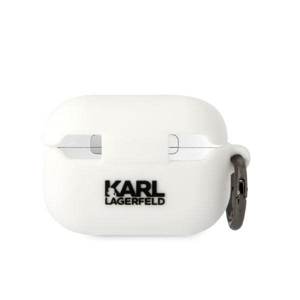 KARL LAGERFELD Silicone NFT Karl Head 3D Case AirPods Pro 2 White