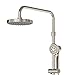 Lanikai Rain Shower Head with Handheld Spray Combo - 1028-BN-1.8GPM, Brushed Nickel - 8