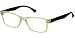 SOOLALA Womens 3-Pack Lightweight Semi-transprant Two-tone Colors Reading Glasses