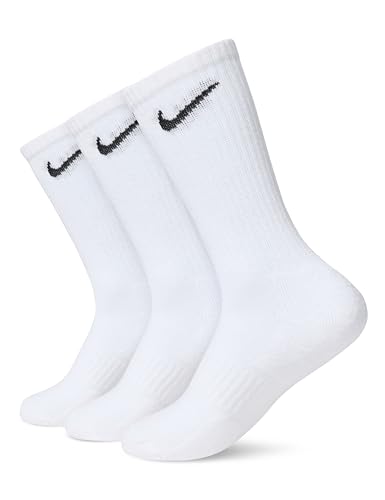 Nike Unisex Adult Everyday Cushioned Training Crew Socks (3 Pairs)