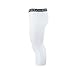 ARSUXEO Men's 3/4 Running Compression Tights Capri Pants K75 White Size Large