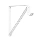 Knape & Vogt, White Pro RP-0045-WT Shelf and Rod Closet Bracket, Size