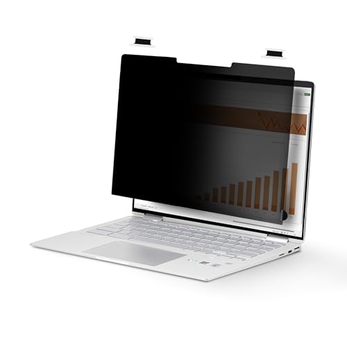 StarTech 14in 16:9 Laptop Privacy Screen Filter, Flip-Over, Touch-Enabled