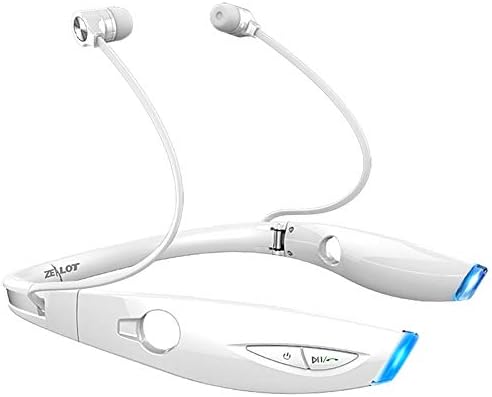 Earphones Headset, Zealot H1 Sweat-Proof Stereo Sound Wireless Bluetooth Headphones Sports Headset - White