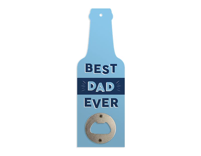 Fathers Day Gift - Bottle Opener - Best Dad Ever - UK Based Brand