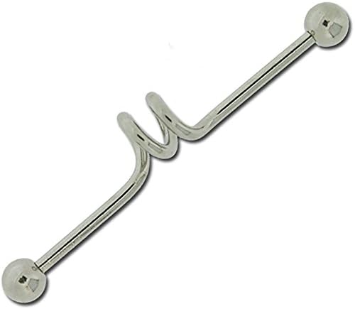 Surgical Steel Industrial Barbell Ring