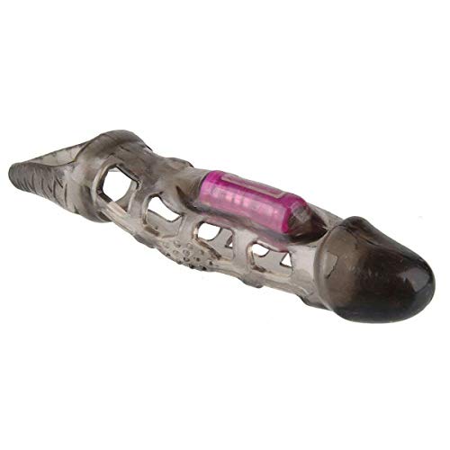 Vi+brating Male Extension Condom Couple Toys