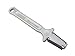 Arno French Carbur 2 Double Sided Carbide Cabinet Scraper Burnisher 115508