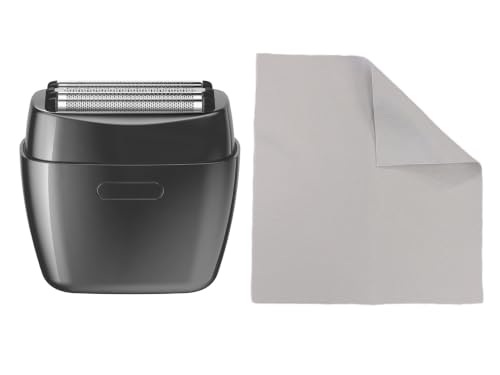 【Amazon.co.jp限定】コイズミ メンズシェーバー シームレス 往復式 5枚刃 ハイスピードモーター搭載 USB 充電・交流式 防水 お風呂剃り可 キャップ ケース付き クロス付き グレー KMC-AS04/H