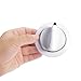 WE1M654 Dryer Timer Knob Replacement with Metal Ring Compatible with General Electric and Hotpoint Dryers, Replaces AP3995098 WE01M0443 WE1M443 (3 Pack)