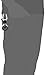 Dakota Watch Company Easy-to-Read Flashlight Clip Watch
