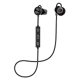 aROTaO Bluetooth Headphones Wireless 4.1 Magnetic Earbuds In-Ear Sweatproof Sports Earphones AptX Stereo with MicÂ Secure Fit for Running, Workout and Gym (Black)