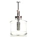 Purism Style Plant Mister- Clear Color Glass Bottle & Brass Sprayer (Antique Copper)