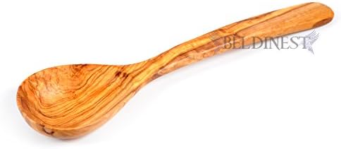Olive Wood Long Serving Spoon Large Wooden Spoon
