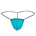 Chen Men G String Thong T-back Underwear Panty Smooth Bikini Pouch Brief Shorts (Blue)