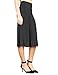 MBJ WB876 Womens Knit Culottes Pants XXXL BLACK