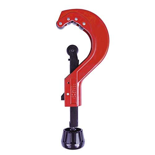 Tubing Cutter 1/4 Inch to 2-1/2 Inch Rachet Feed Mechanism Cut Pipe Copper PVC Steel Tube with Extra Blade and Reamer - Thumbnail 5