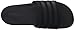 adidas Men's Adilette Comfort Slides Sandals, Black/Black/Black, 11