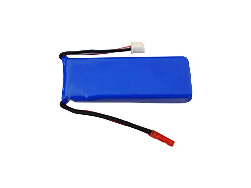 Fytoo 7.4V 900mAh Lithium Battery for XK X520 XK X420 Six-Channels brushless aileron 3D Stunt Helicopter Accessories high Rate Aircraft Model Battery (2PCS) - Thumbnail 2