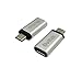 Duttek 2Pcs USB3.1 Type C OTG Adapter, USB C Female to Micro USB Male OTG (On The Go) Converter Charging Data Sync Adapter for Galaxy S7,S7 Edge, LG G4, Nexus 6 (Silver-OTG)