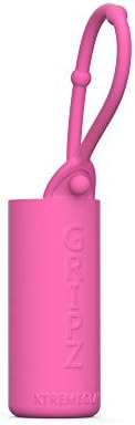 Roller Bottle Case for Essential Oil Roller Ball Holder Silicone Sleeve For Car, Purse, Gym Bag, Backpack, Keychain, Keyring, On the Go, Oils Storage Travel Carrying Cases (10ml Roller, Pink)