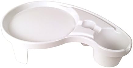 The Original Party Pal Cup, Plate, Utensil All-in-One Tray and Holder Tableware Set (6 Pack), Yellow