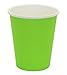 Yes!Fresh Hot Party Paper Cups, 8 Ounce, 50 Count, Multiple Colors (Green)