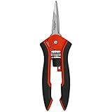 Corona FS 4120 Hydroponic Micro Snip Scissors for Gardening, Landscaping Herbs, Flowers and seedlings, 6-Inch