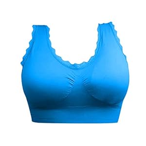 Sportbeha voor dames, gevoerd, yoga, fitness, beha zonder beugel