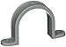 Morris Products PVC Pipe Straps – 2 Hole – 1-1/4 Inch – Pipe Strap for Plastic Conduit Schedule 40 PVC – Heavy Duty Polythene – Resists Deterioration, Breakage, UV Ray Damage – 50 Pieces
