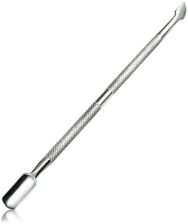 Arcton'® Stainless Steel Cuticle Pusher Cutter Trimmer Scraper Polish Remover Nail Art Manicure Tool